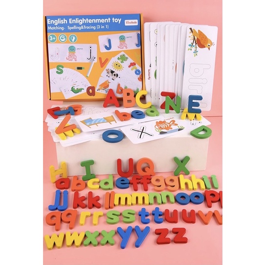 Jeu éducatif 3 en 1 – English Enlightenment Toy