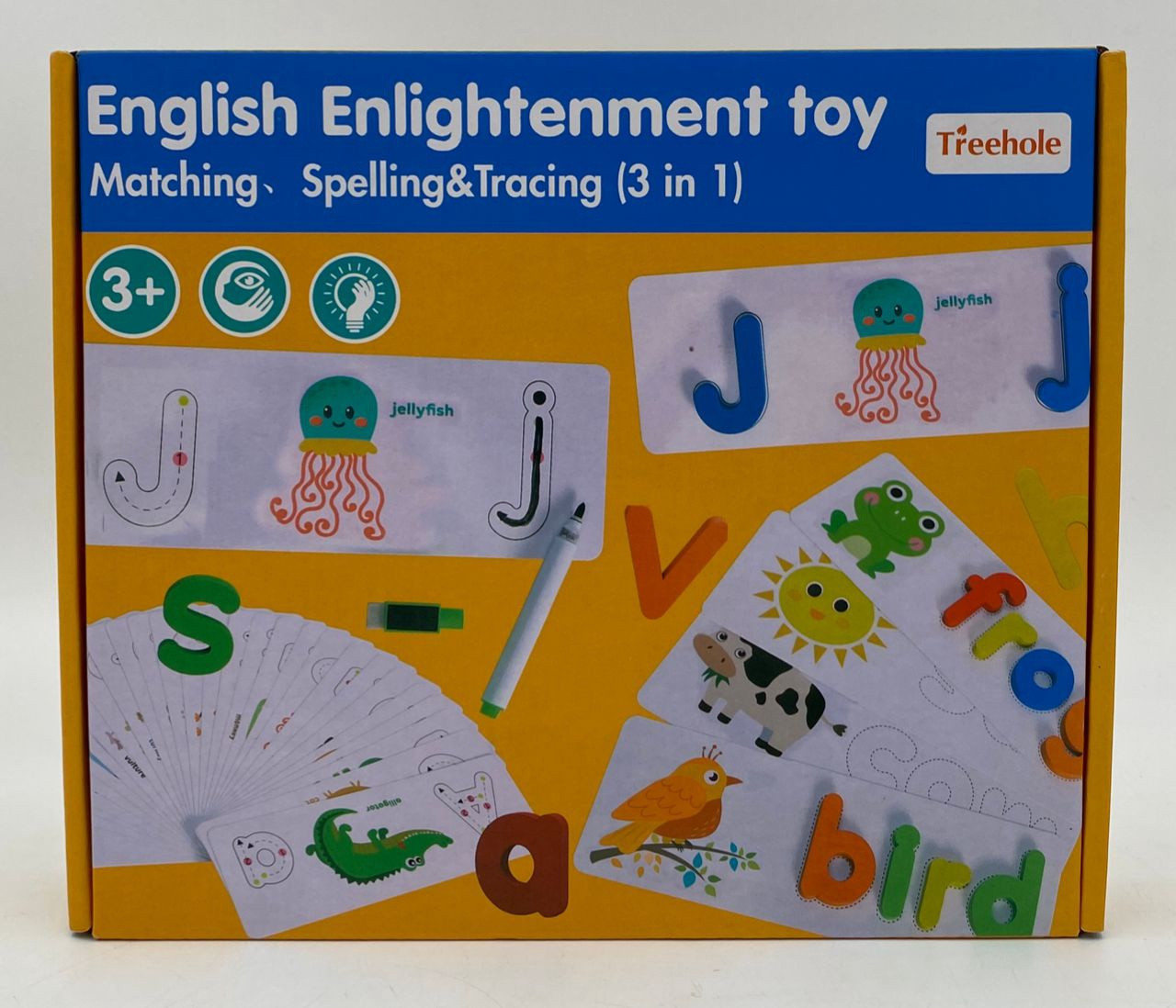 Jeu éducatif 3 en 1 – English Enlightenment Toy