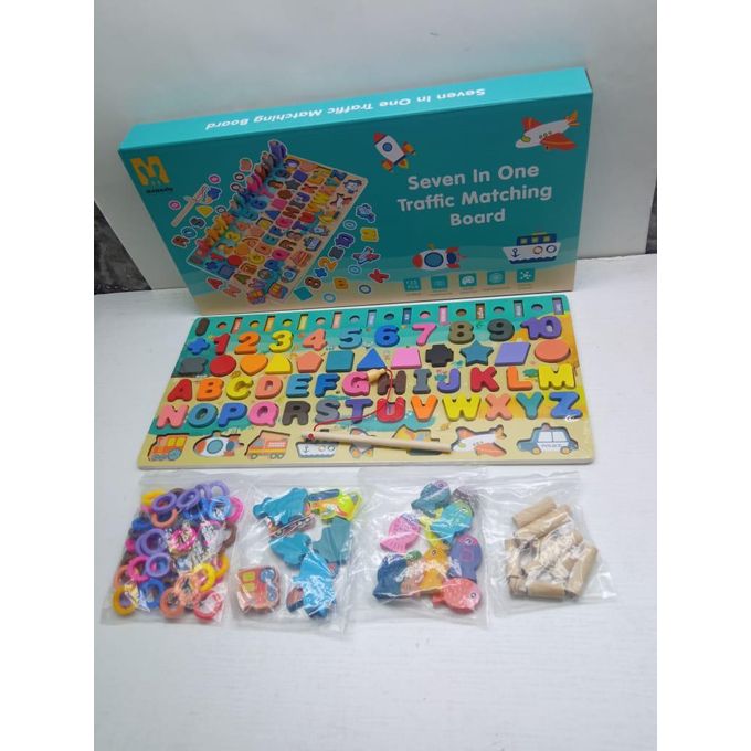 Jeu éducatif "Seven in One Traffic Matching Board"