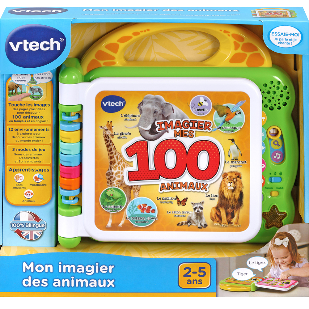 Mon imagier des animaux bilingue – VTech (2-5 ans)