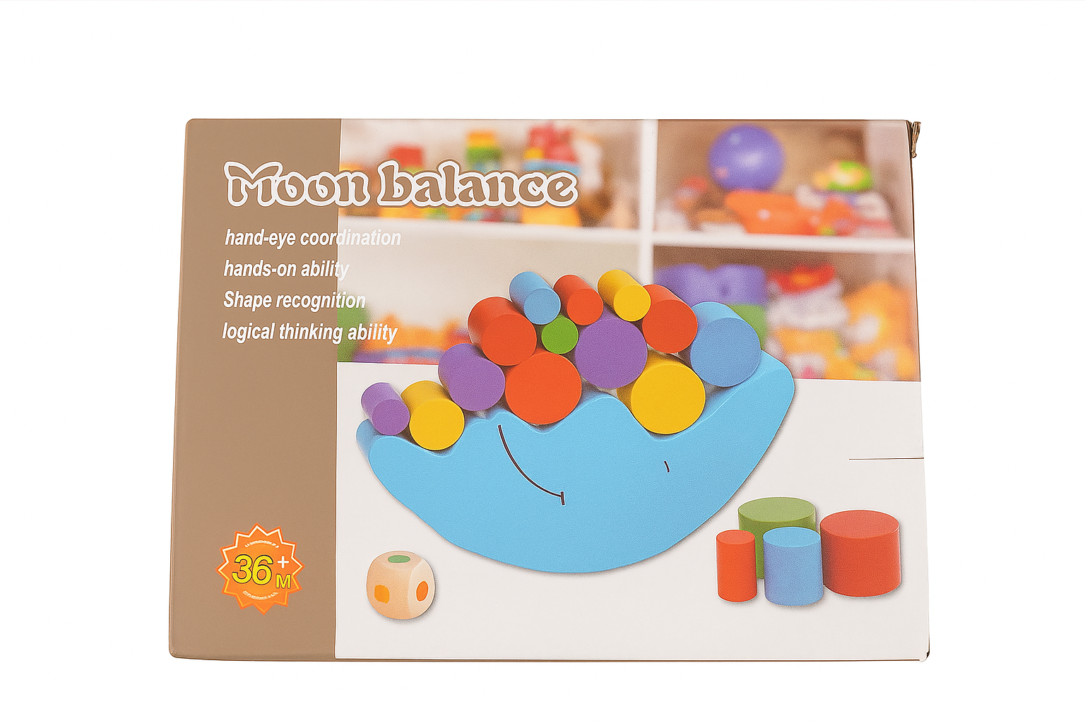 Moon Balance – Jeu d’équilibre en bois