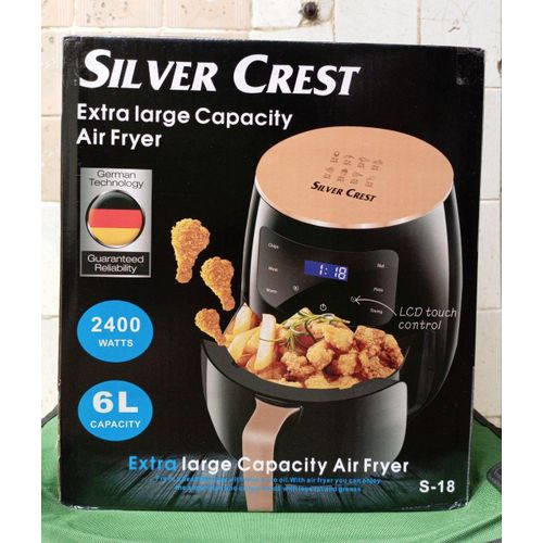 Friteuse à Air Silver Crest Extra Large Capacity (S-18)