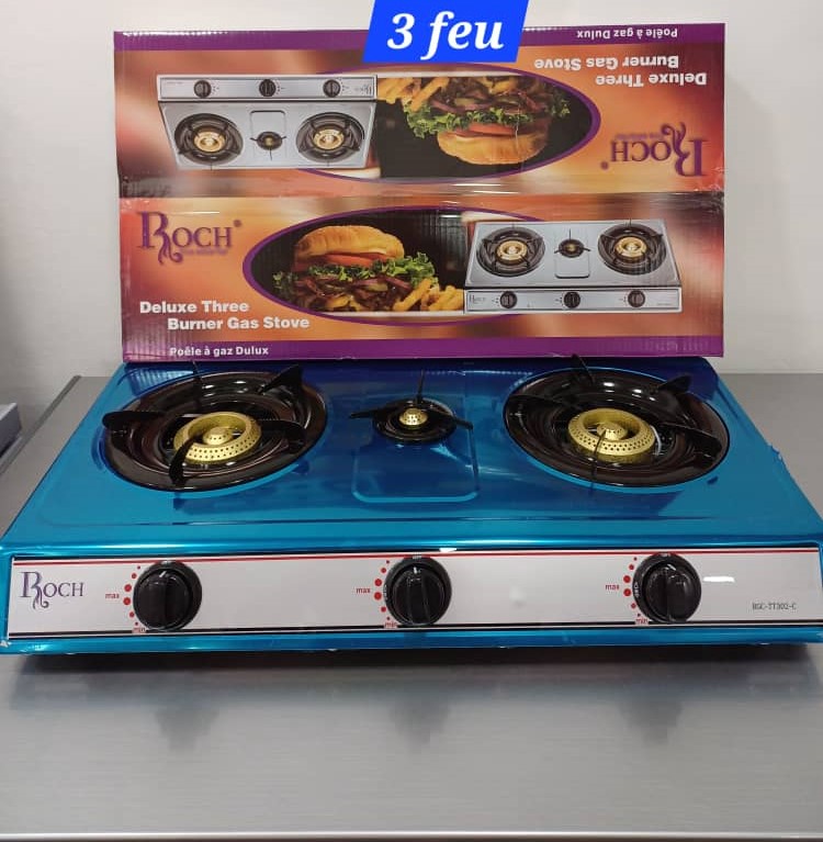 Réchaud à gaz Roch  (3 feux) 