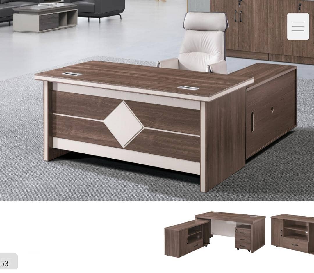 Bureau Importé avec Retour & Caisson (1m60)