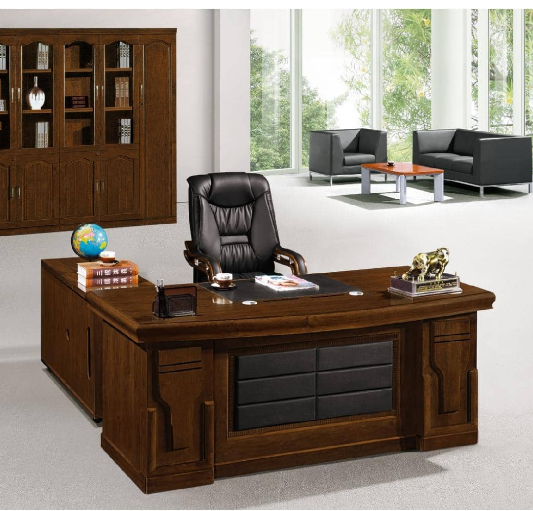 Bureau Importé avec Retour & Caisson (1m80)