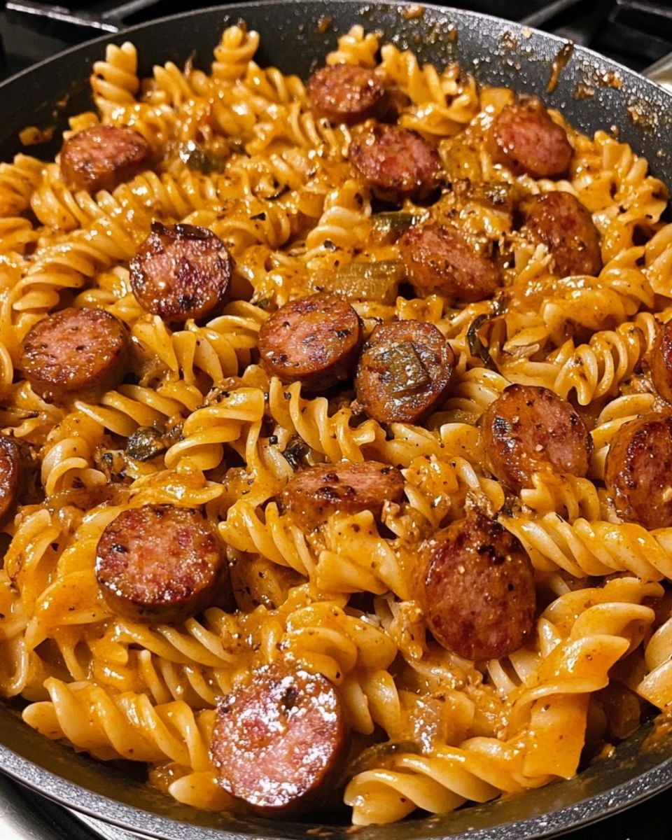 coquillette saucisse