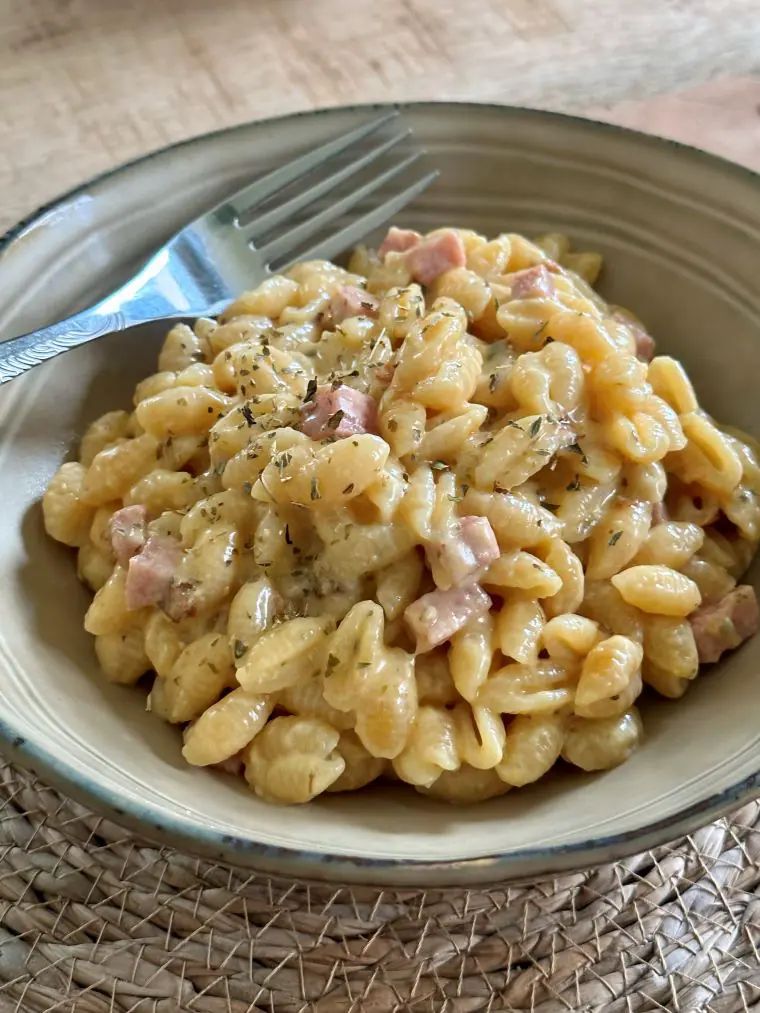 Coquillette jambon et fromage 