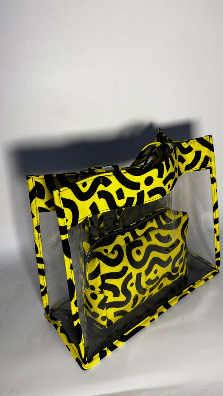 Sac Wax Transparent avec Trousse