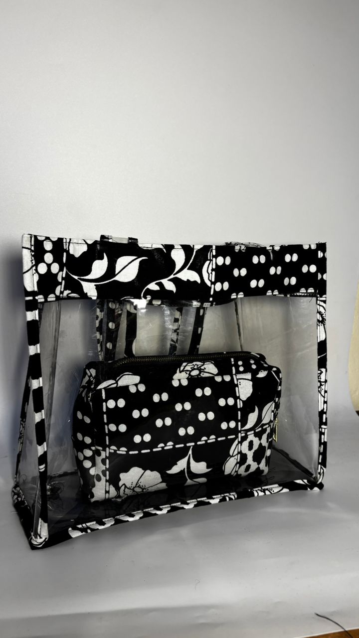 Sac Wax Transparent avec Trousse