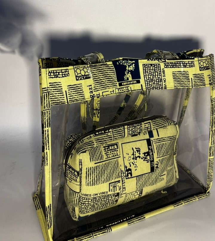 Sac Wax Transparent avec Trousse