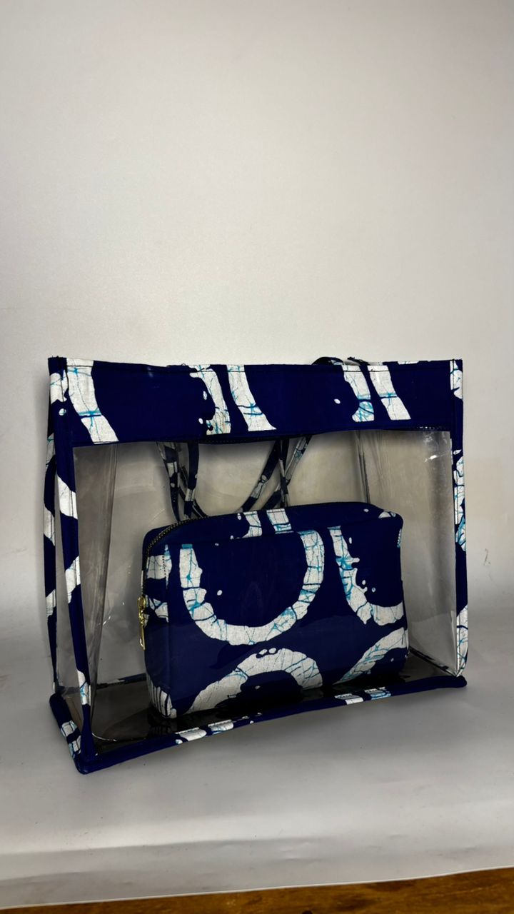 Sac Wax Transparent avec Trousse