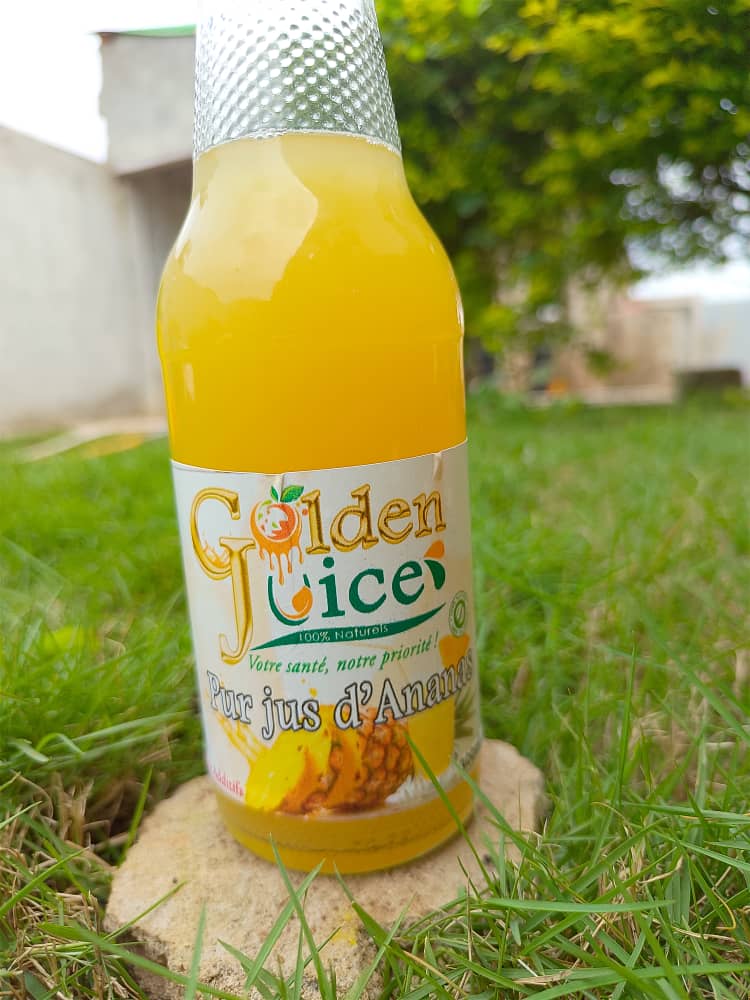 Golden Juice – Pur Jus d’Ananas (Pack de 6)