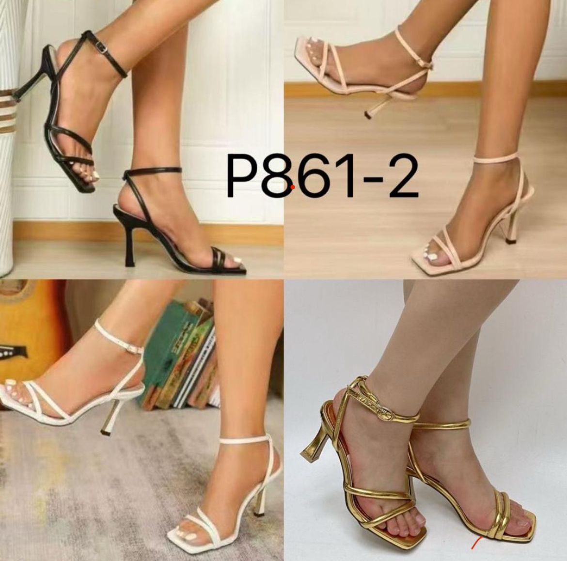 Sandales à talons ouverts – Élégance & Confort