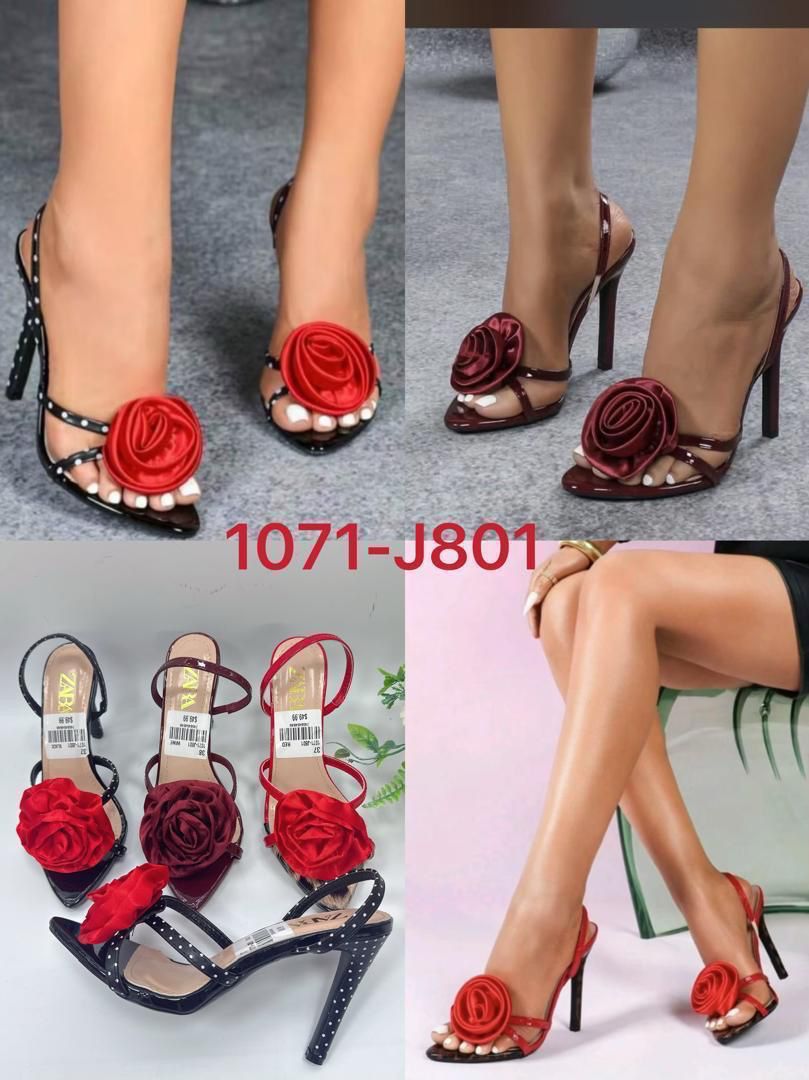 Sandales à talons ouverts – Élégance & Confort