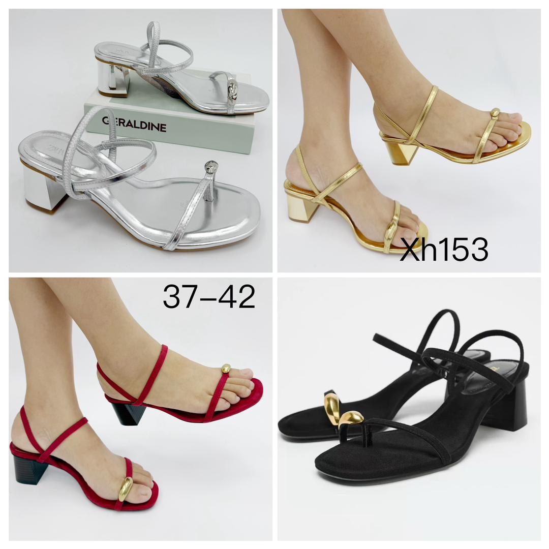 Sandales à talons ouverts – Élégance & Confort