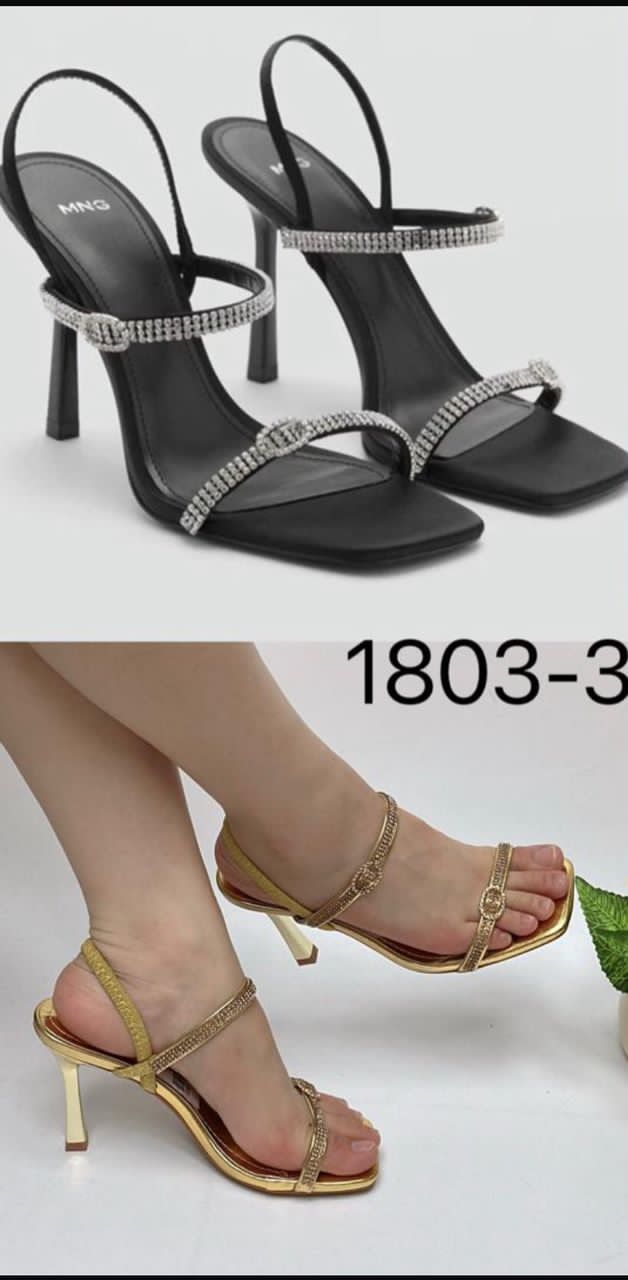 Sandales à talons ouverts – Élégance & Confort