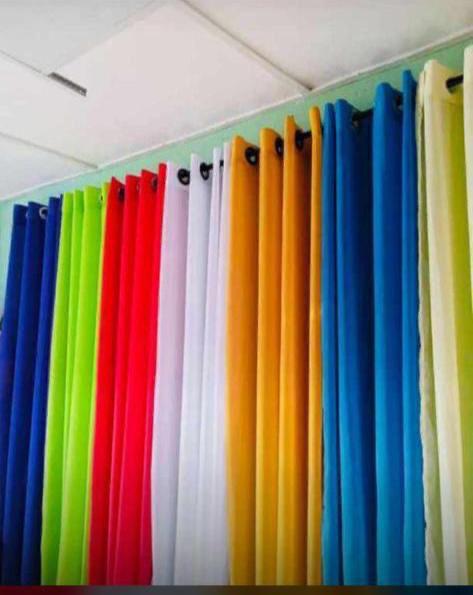 RIDEAUX UNIS MODERNES – COLLECTION COULEURS VIVES