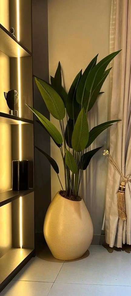 Plante Décorative Artificielle avec Pot Design Moyen