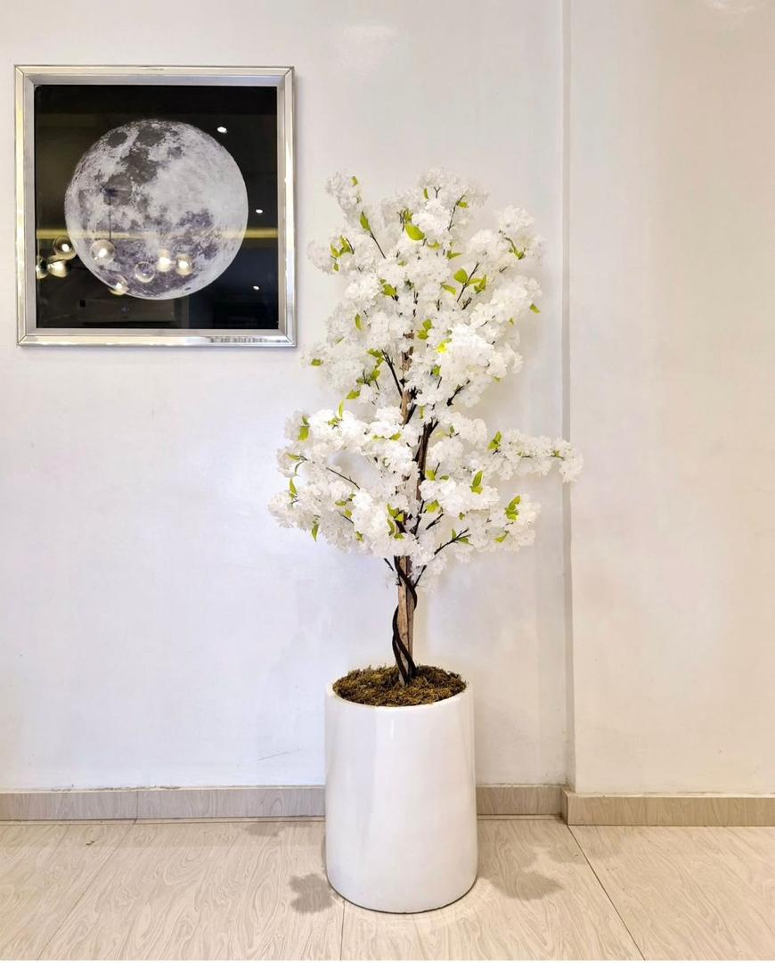 Plante Décorative Artificielle avec Pot Design Moyen