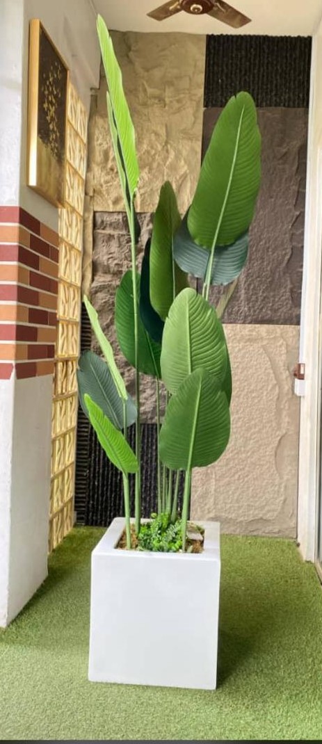 Plante Décorative Artificielle avec Pot Design Moyen