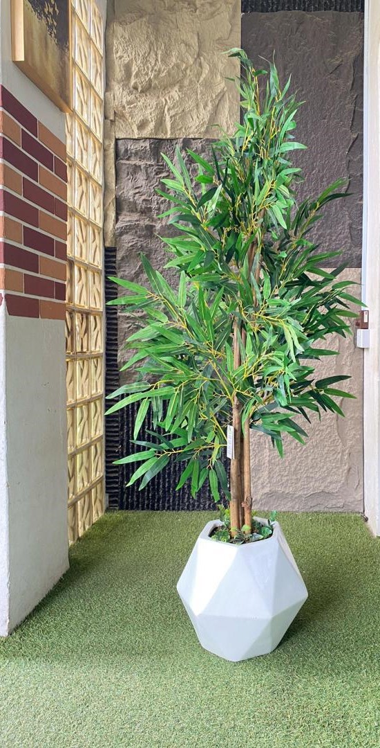 Plante Décorative Artificielle avec Pot Design Moyen