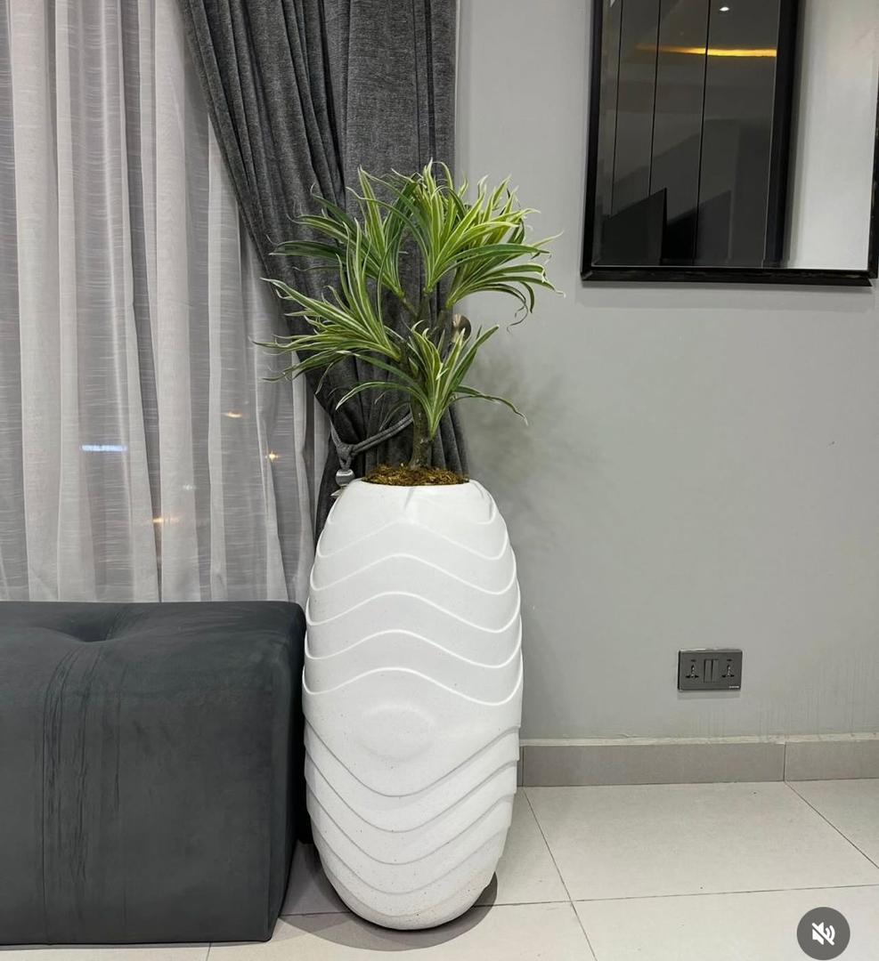 Plante Décorative Artificielle avec Pot Design Grand