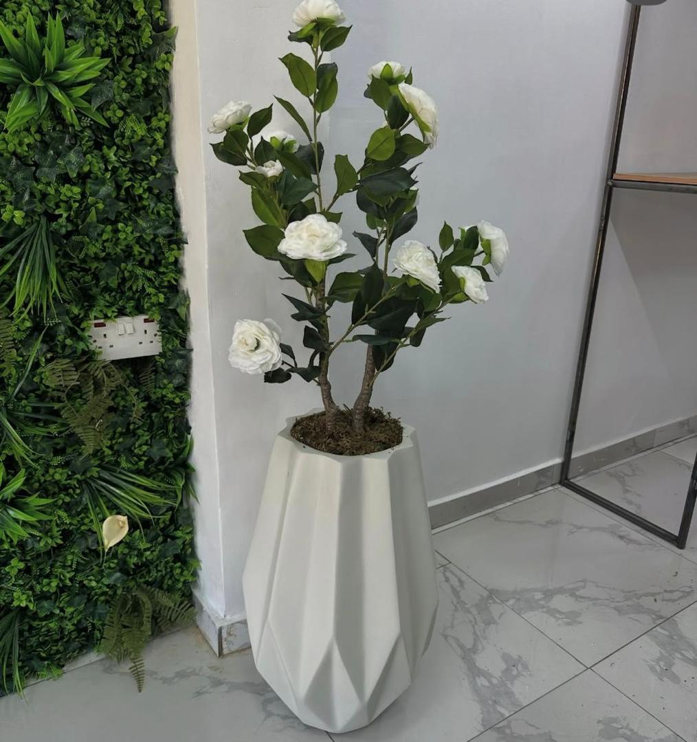 Plante Décorative Artificielle avec Pot Design Grand