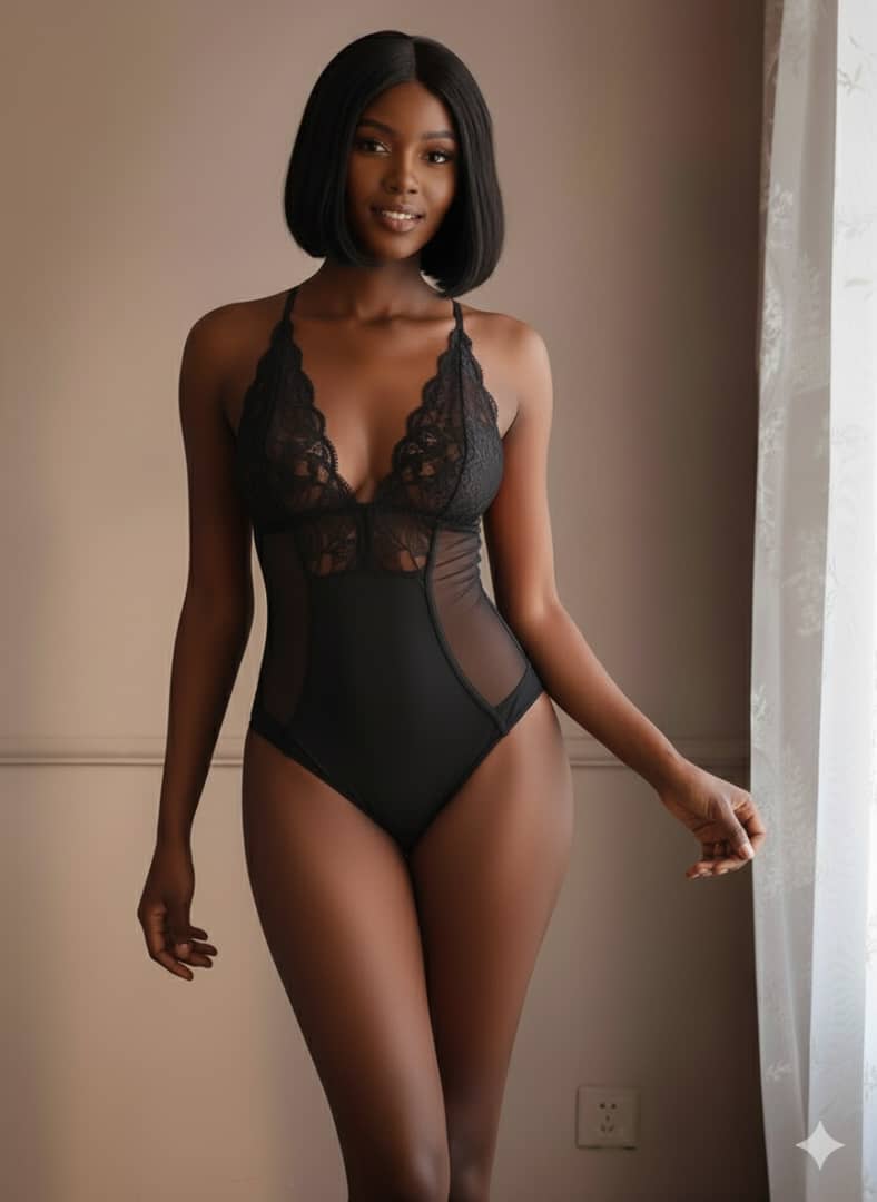 Body Sexy en Dentelle Noire