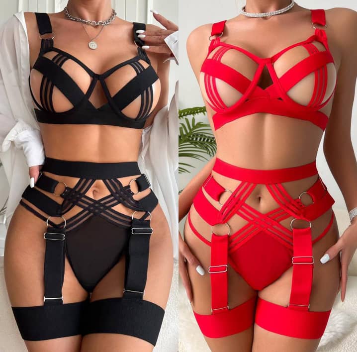 ENSEMBLE LINGERIE SÉDUCTION 3 pièces