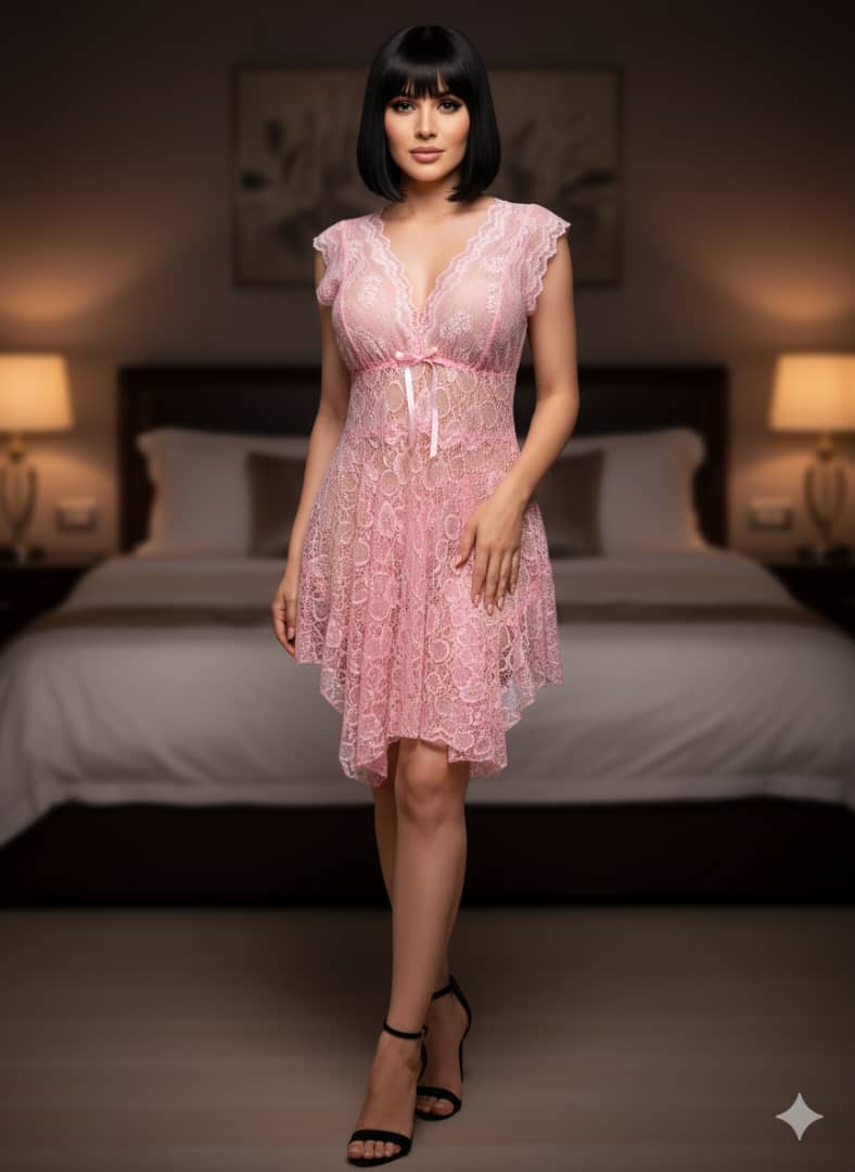 Nuisette en dentelle sexy
