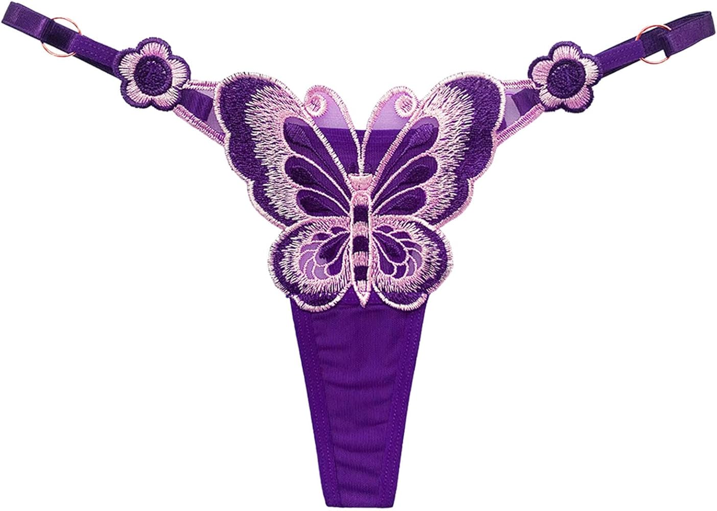 String Papillon Brodé – Lingerie Sexy 
