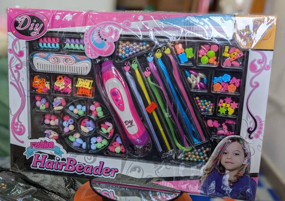 DIY Fashion Hair Beader – Kit de coiffure et perles pour enfants