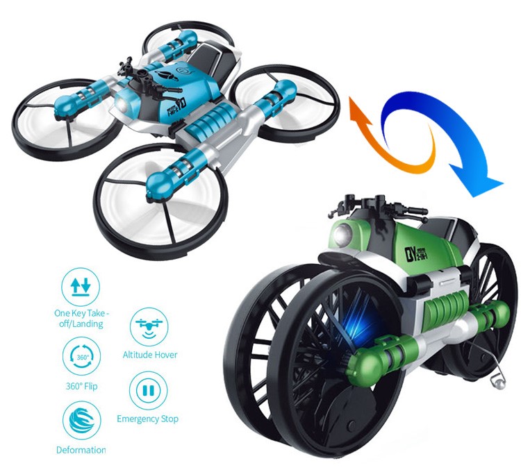LEAP 2-in-1 Drone & Moto de transformation
