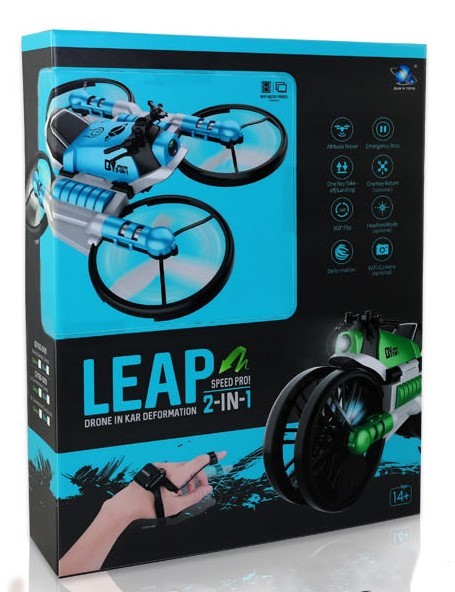 LEAP 2-in-1 Drone & Moto de transformation