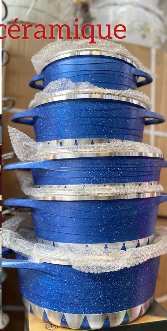 Casserole en céramique HotChef-Série de 5