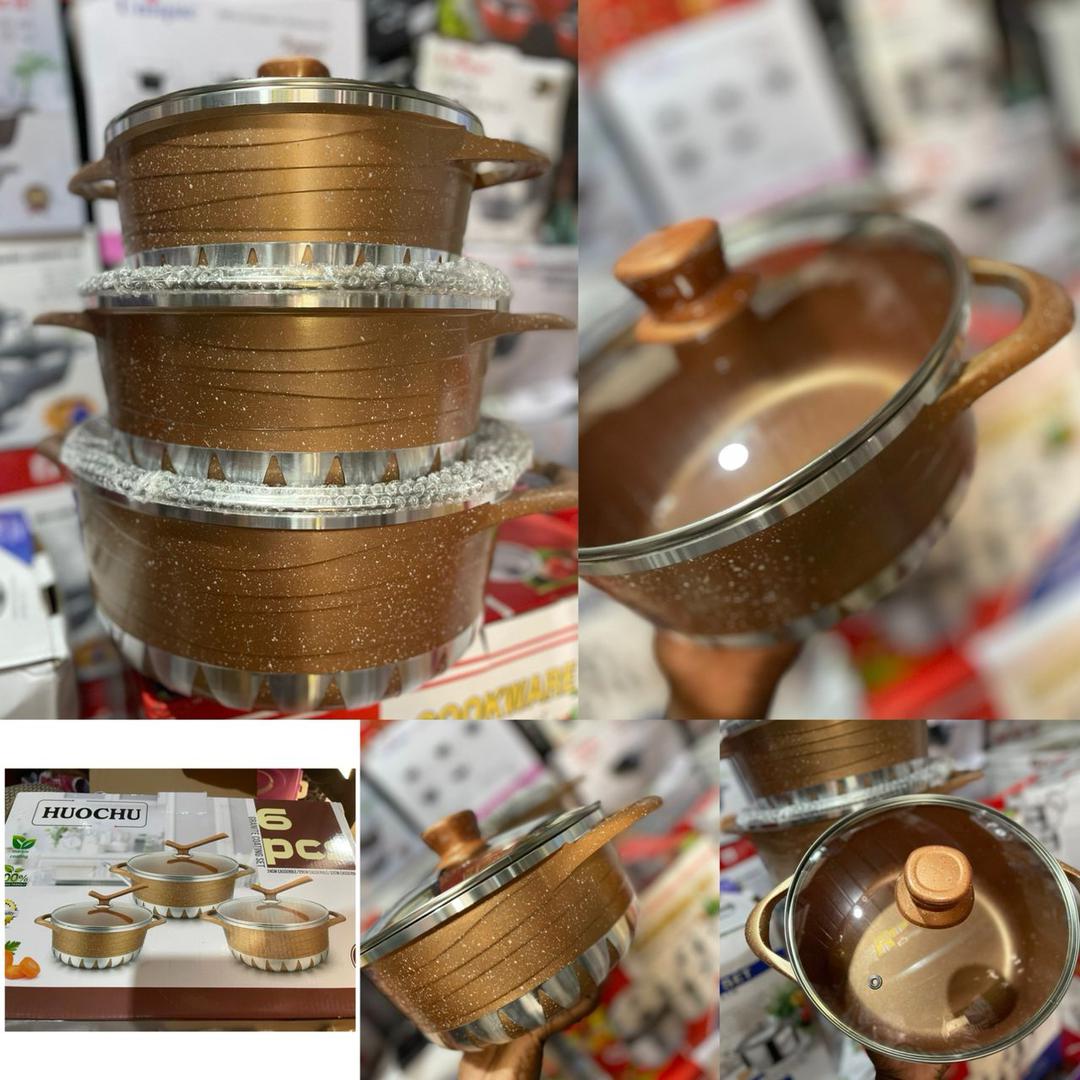 Set de Cuisine Antiadhésive HUOCHU -série de 3