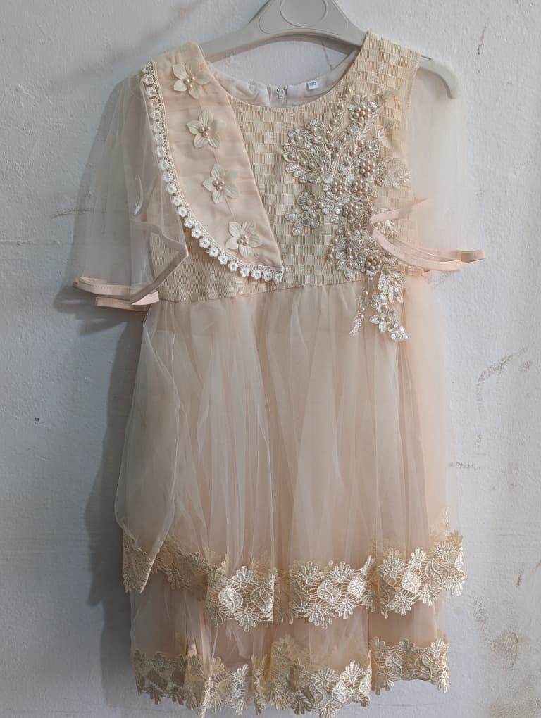 Robe de Cérémonie Fille –Dorée