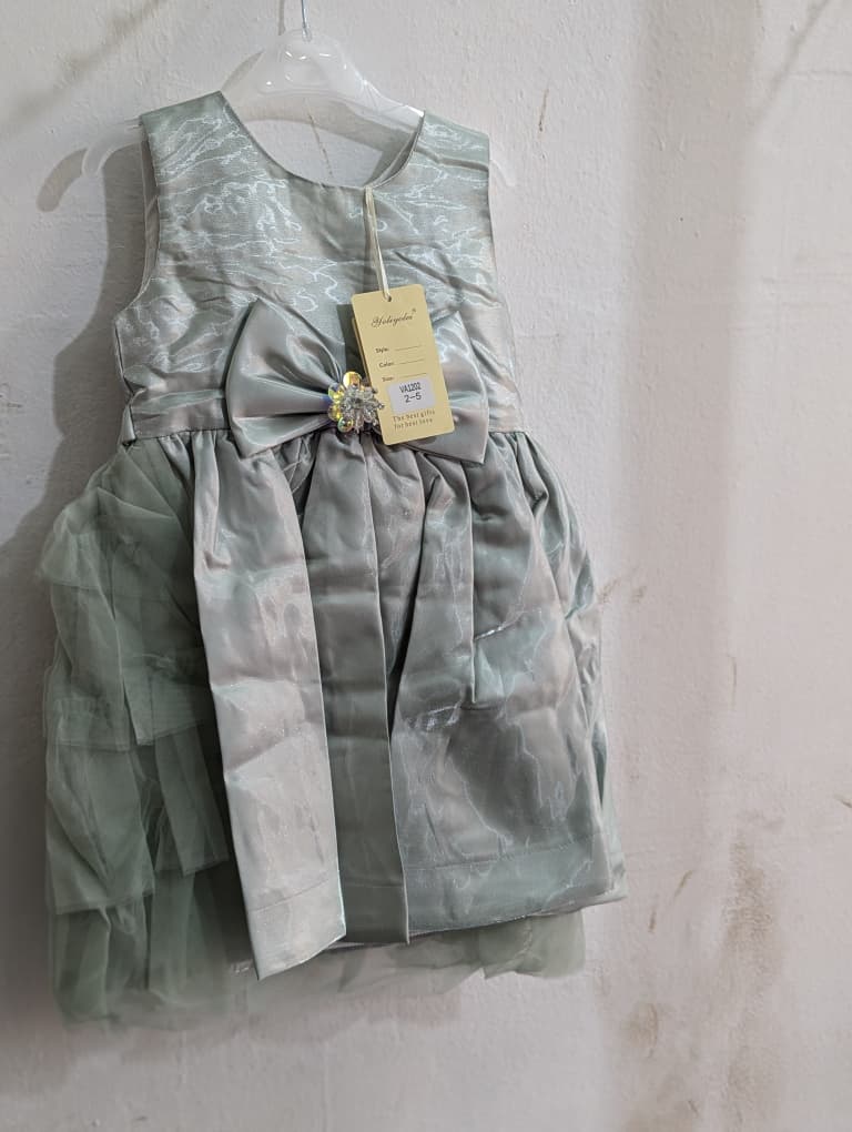 Robe de Cérémonie Fille avec Nœud Élégant