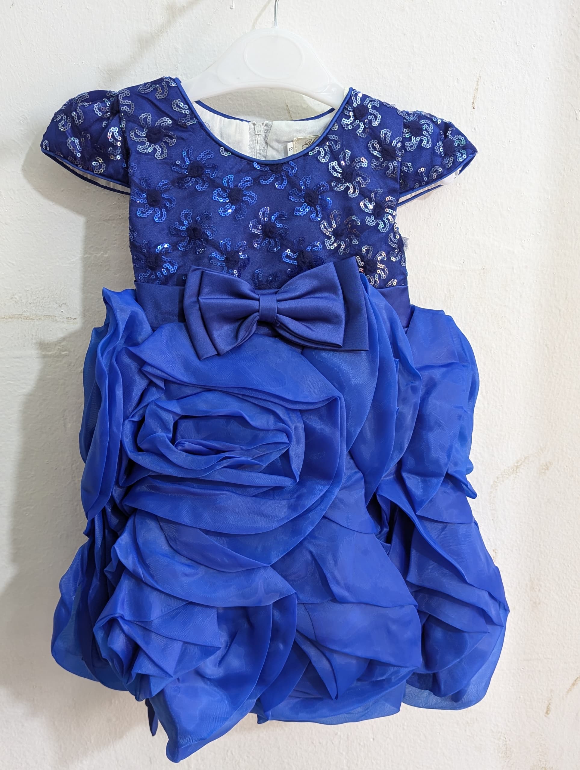 Robe de cérémonie pour fille – Bleu royal
