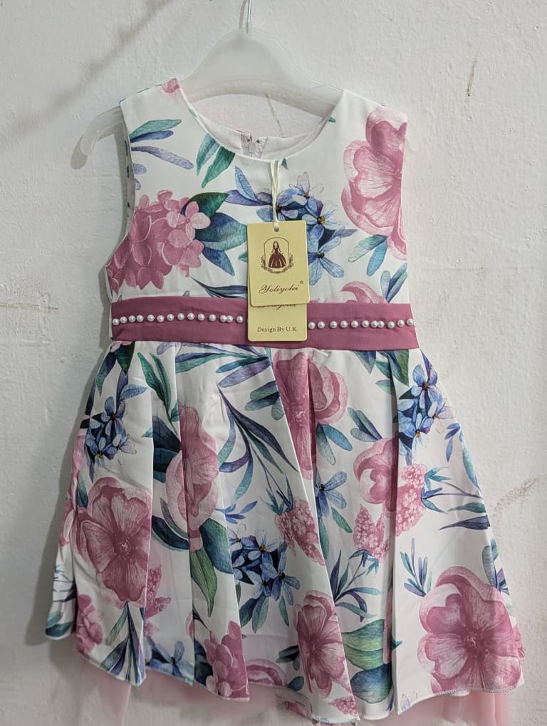 Robe Fille Fleurie Élégante YolyYole