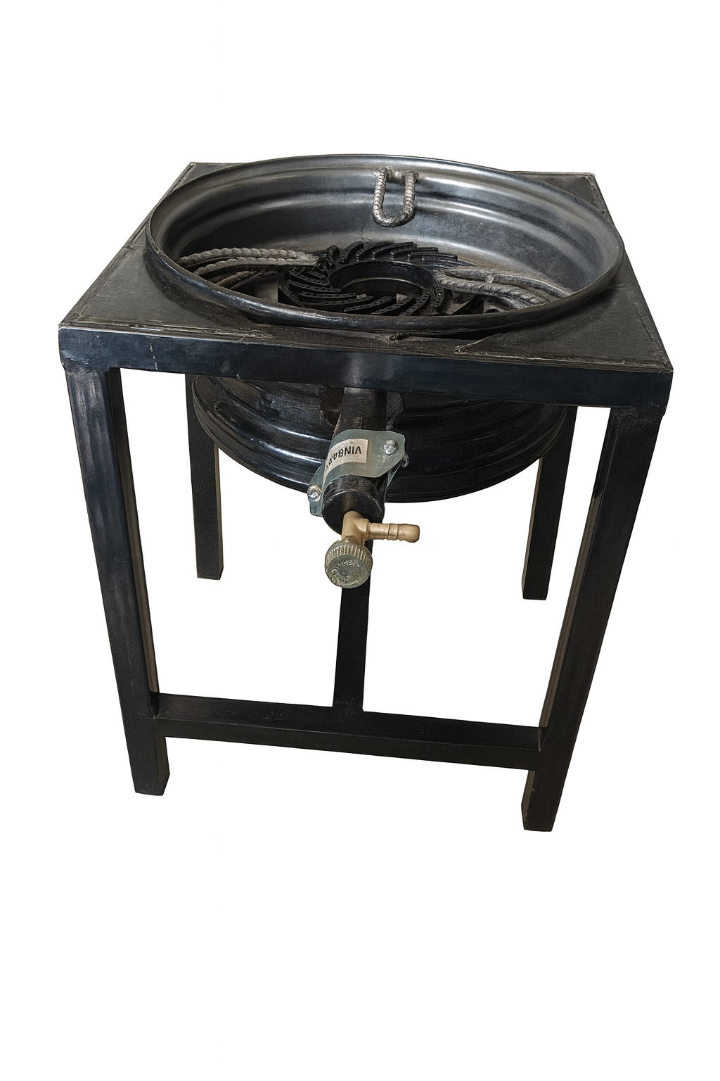 Brûleur à Gaz Industriel sur Support Métallique