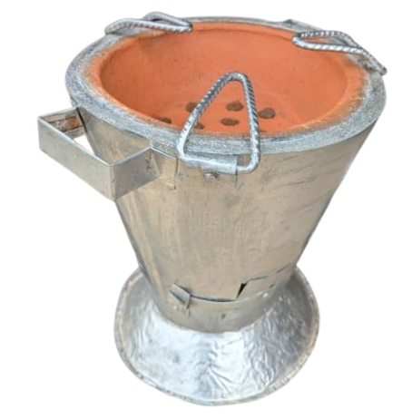 FOYER AMÉLIORÉ MÉTALLIQUE À COMBUSTIBLE SOLIDE