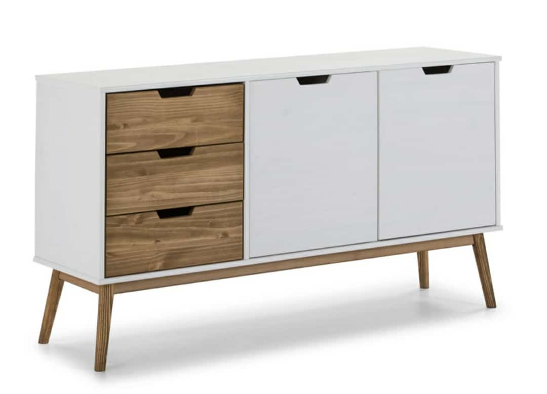 Buffet Scandinave 3 Tiroirs & 2 Portes