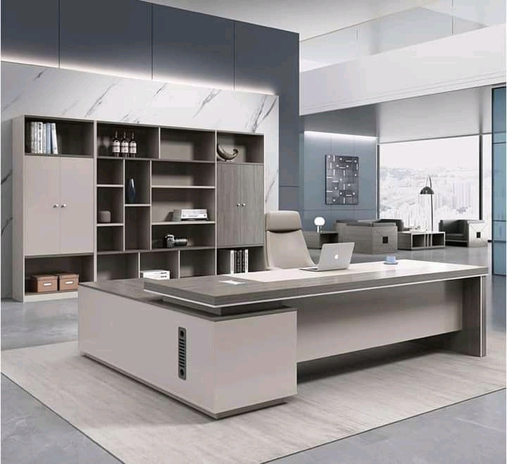 Bureau avec Retour et Caisson