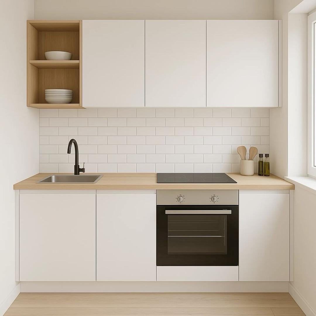 Cuisine Moderne Blanche Laquée