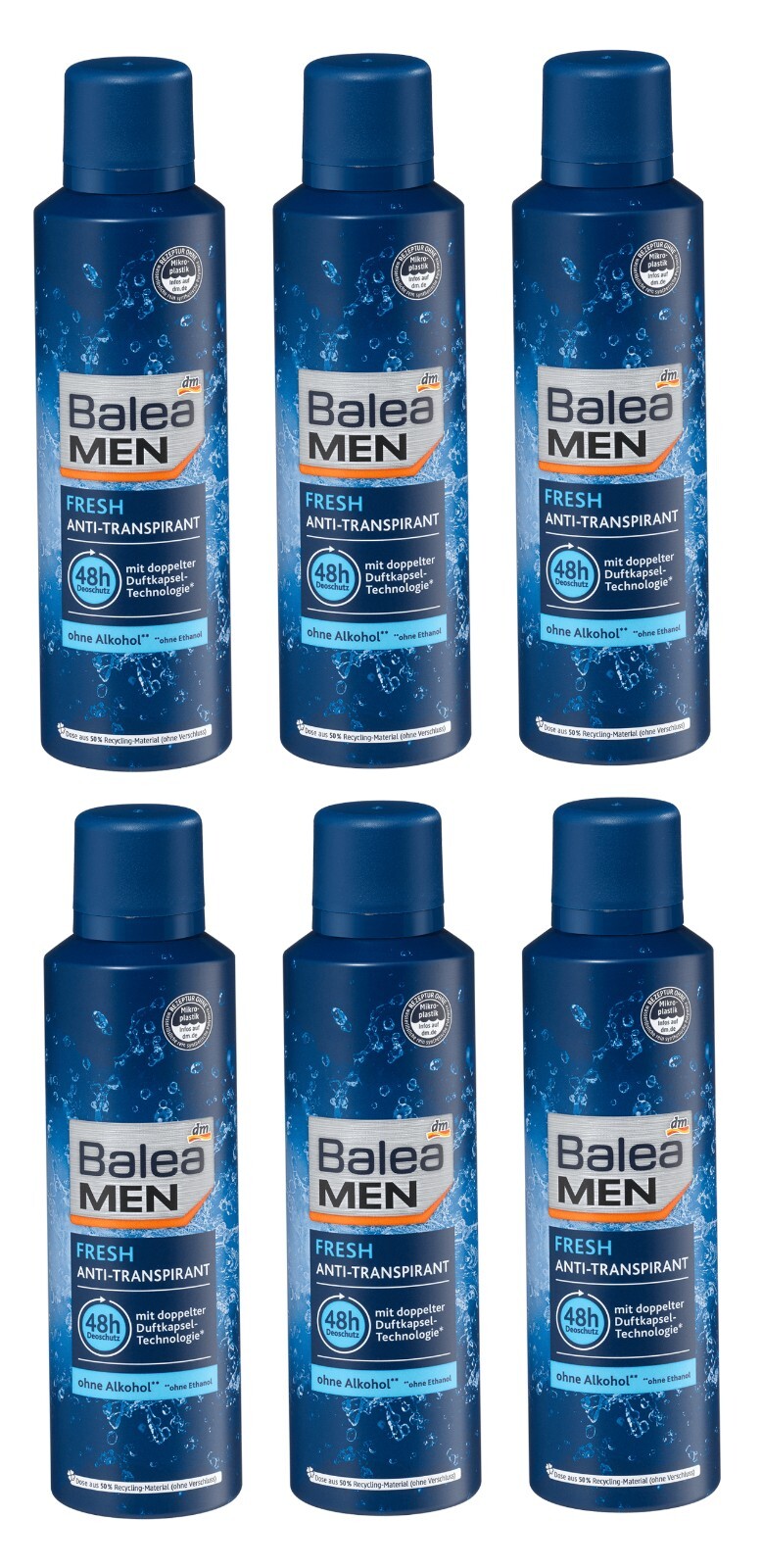 Balea MEN Antitranspirant Deospray – FRESH