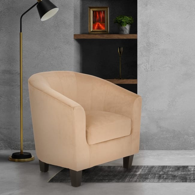 Fauteuil Club Moderne (Beige)