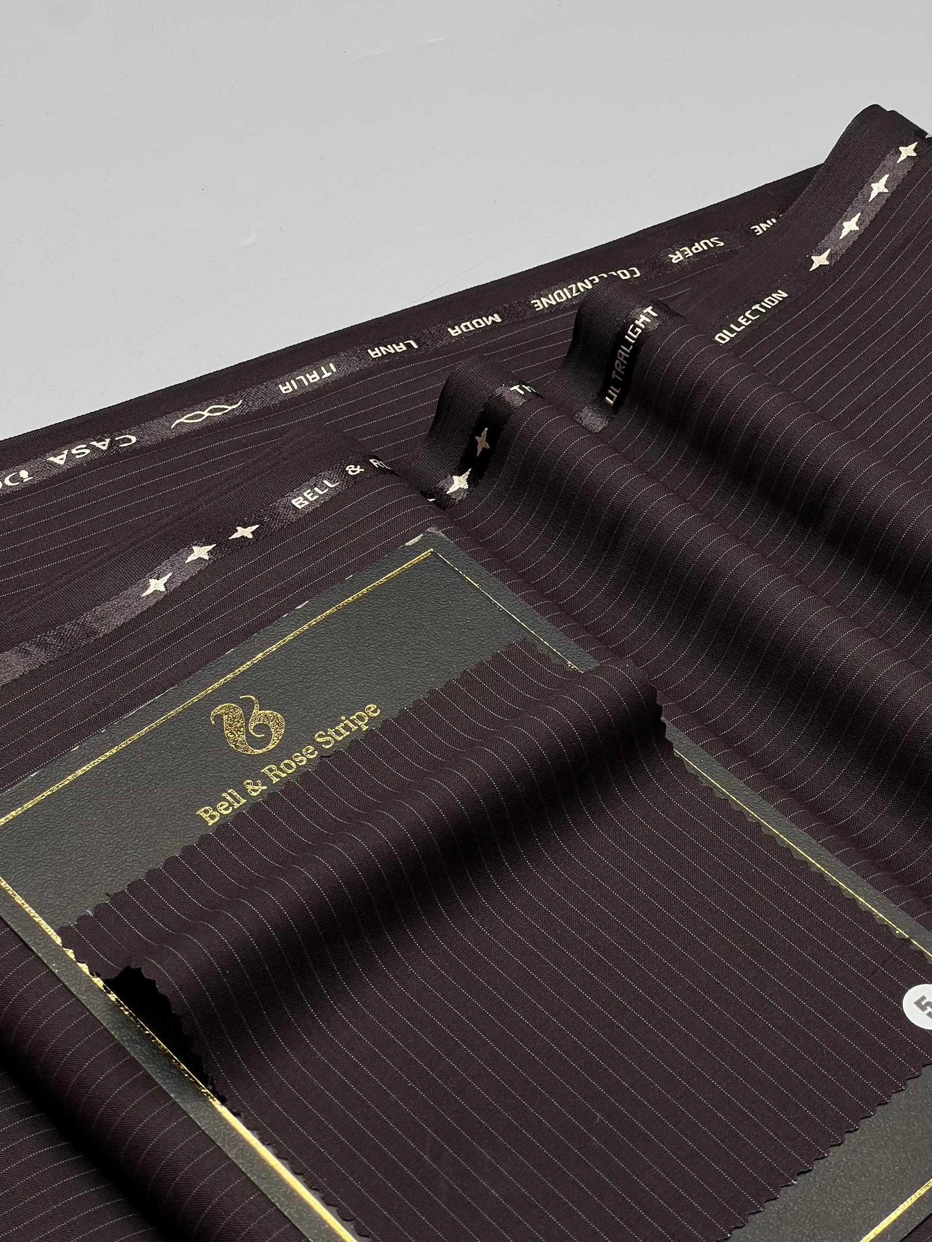 Tissu Rayé “Bell & Rose Stripe”- 4 Yards