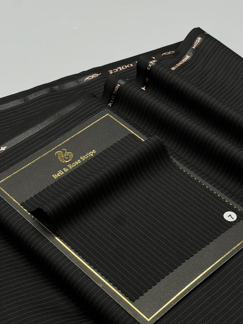 Tissu Rayé “Bell & Rose Stripe”- 4 Yards