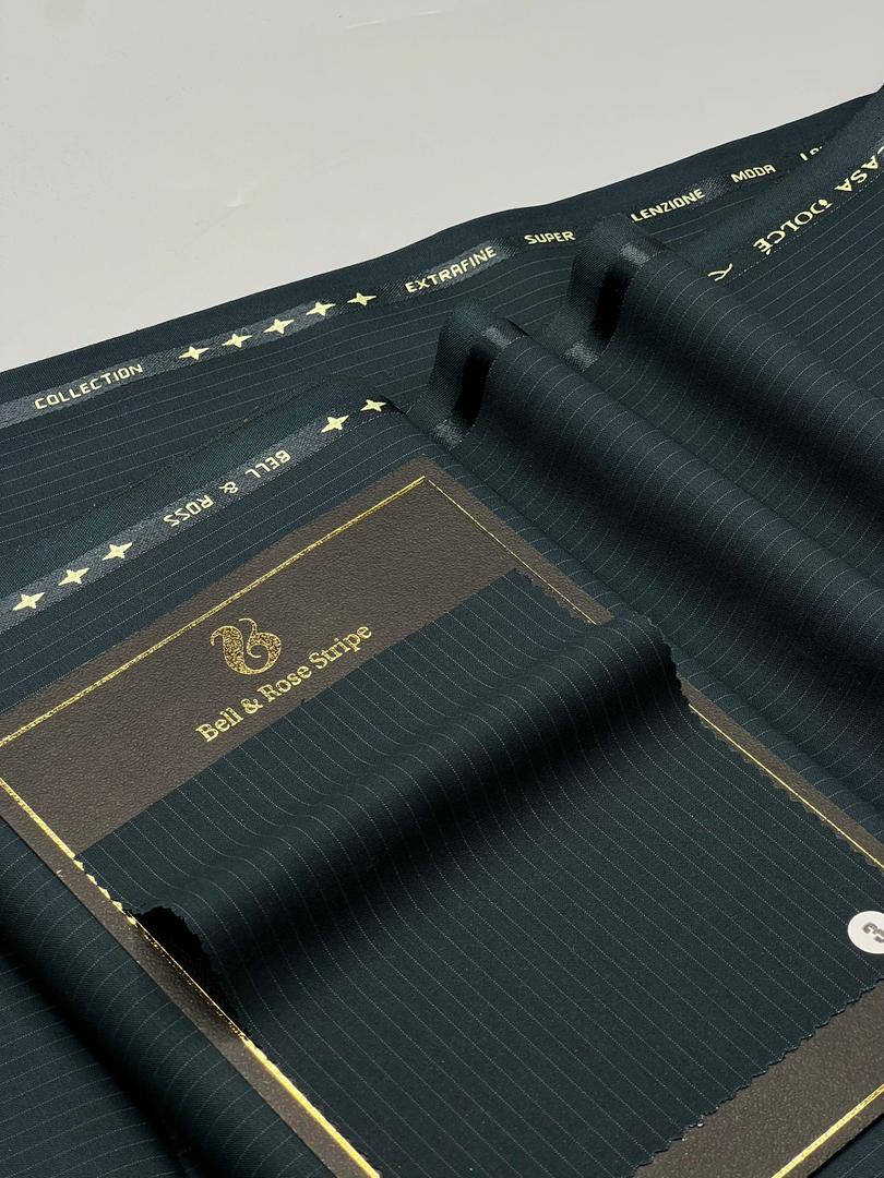 Tissu Rayé “Bell & Rose Stripe”- 4 Yards